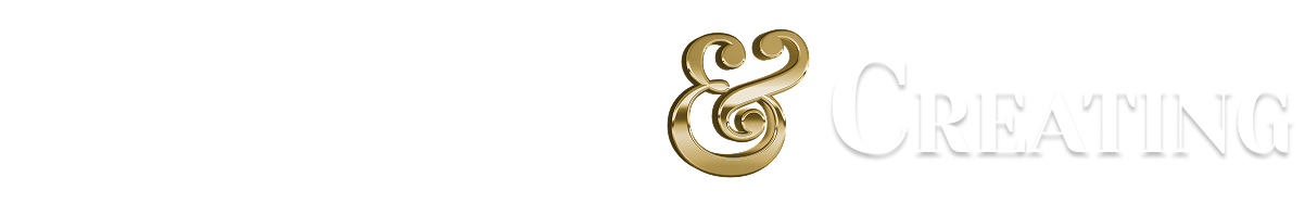 A graphic that reads "Celebrating & Creating"